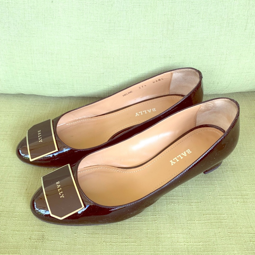 Bally patent low heel shoes - Picture 1 of 3